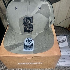 '47 Brand Seattle Mariners Team Store Snap Back Hat  (Sandalwood)